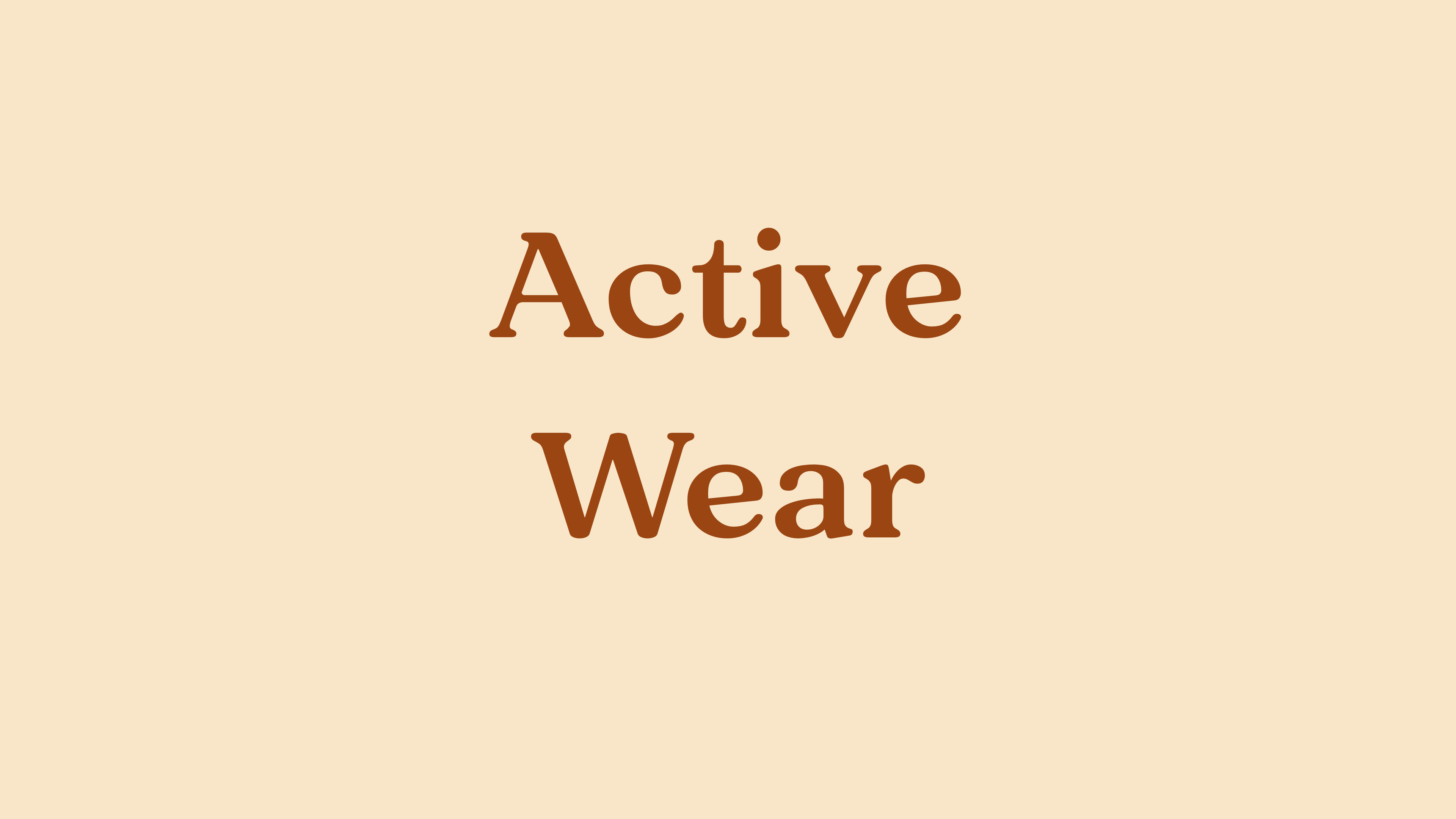 Activewear