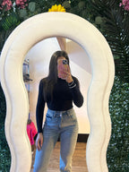Women’s High Waist Flared Light Blue Denim Jeans