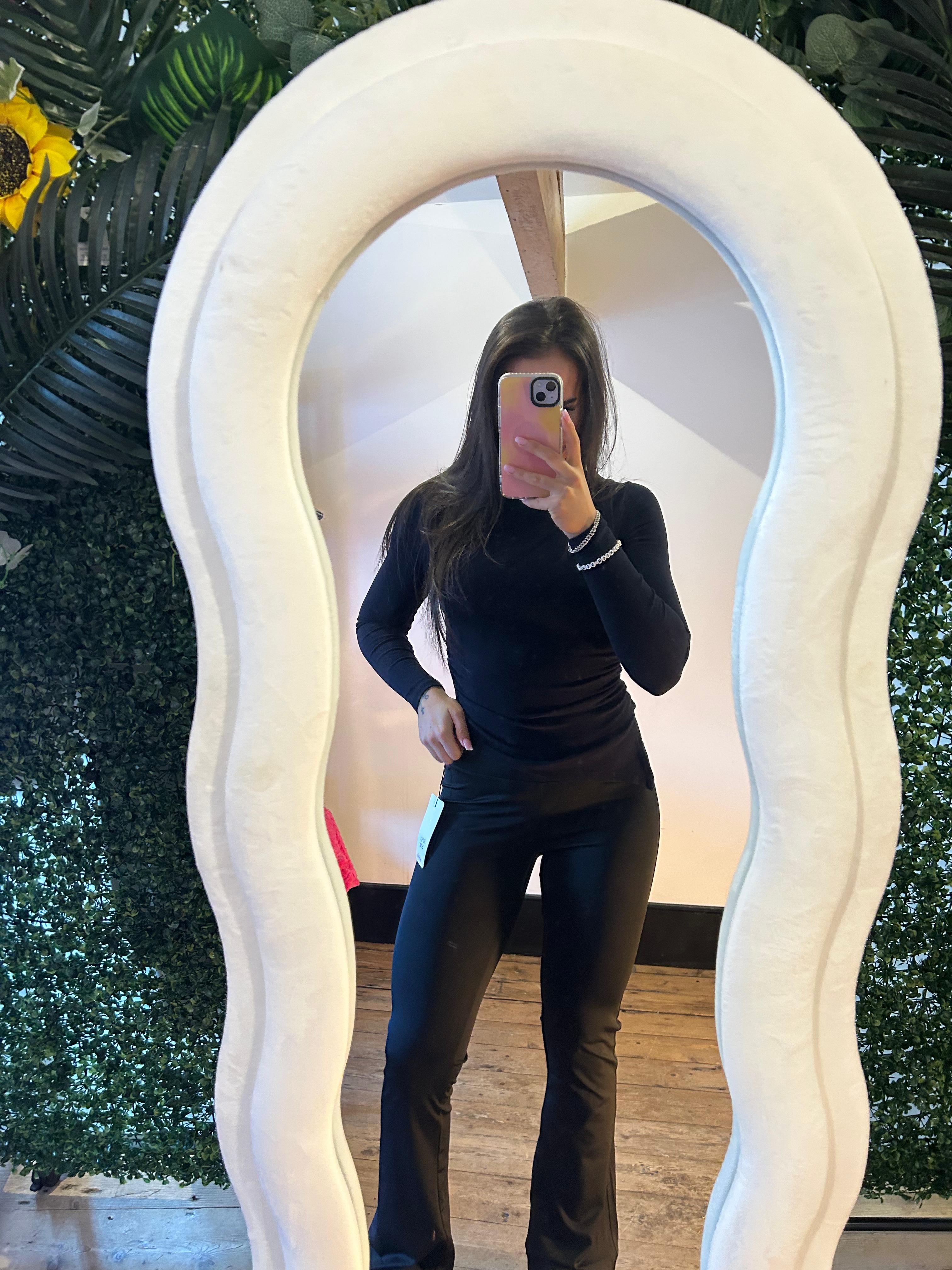 Women’s High Waist Flared Stretch Leggings