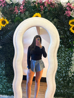 Women’s Loose Fit Flare Denim Shorts